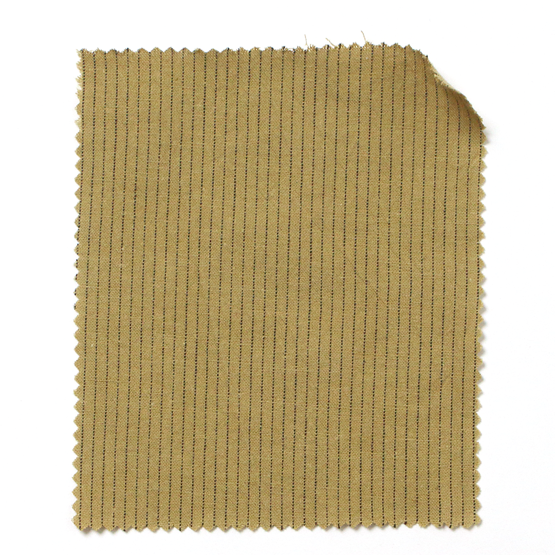 【お問い合わせ商品】BF1647 / コットンリネン先染めストライプ ワッシャー加工