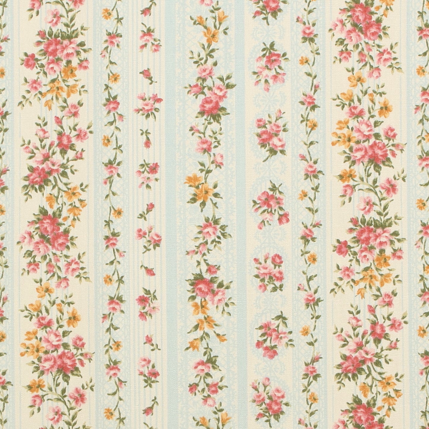 ECJ-0061/小花ストライププリント