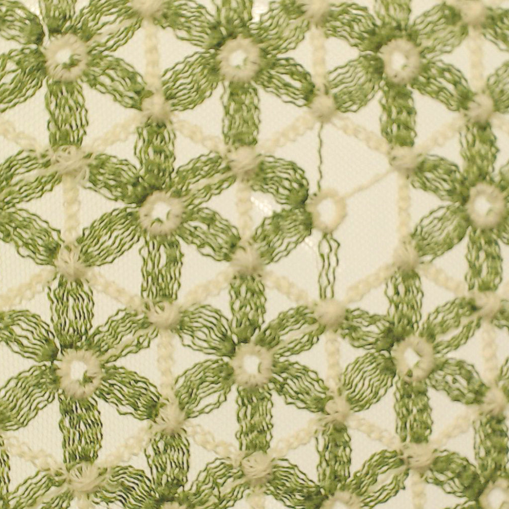 【訳あり品】FS-10004 / ハニカム花柄刺繍