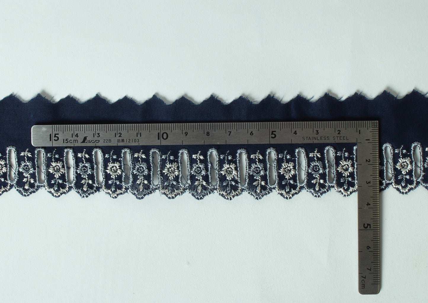 ECJ-0005 / 花柄刺繡テープ