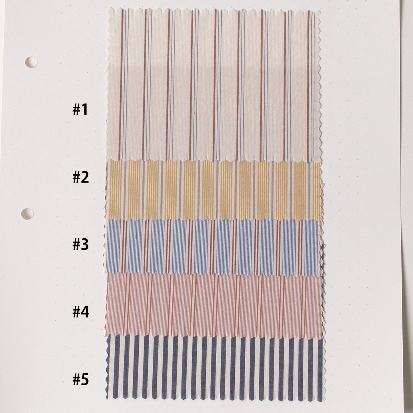 【お問い合わせ商品】SBT-019 / オーガニックナチュラルリンクルワッシャーストライプ