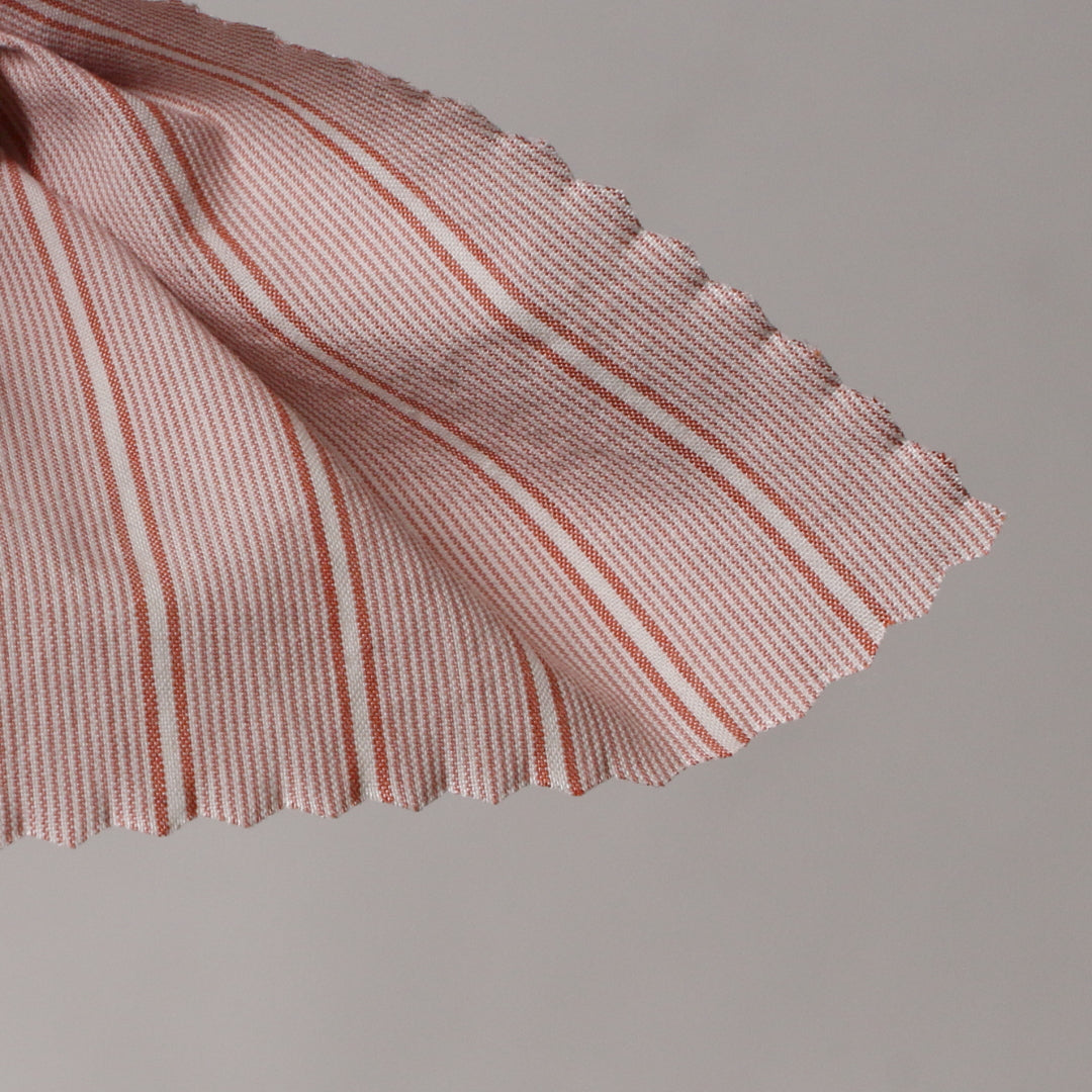 【お問い合わせ商品】SBT-019 / オーガニックナチュラルリンクルワッシャーストライプ